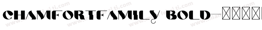 ChamfortFamily Bold字体转换